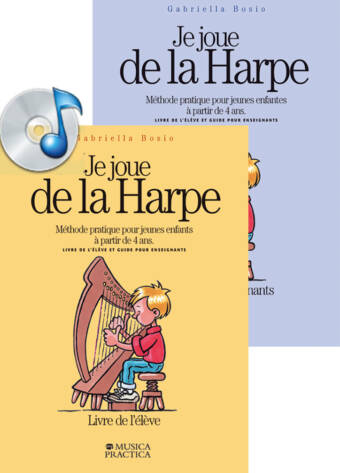 Je joue de la Harpe - 2 Livres + CD