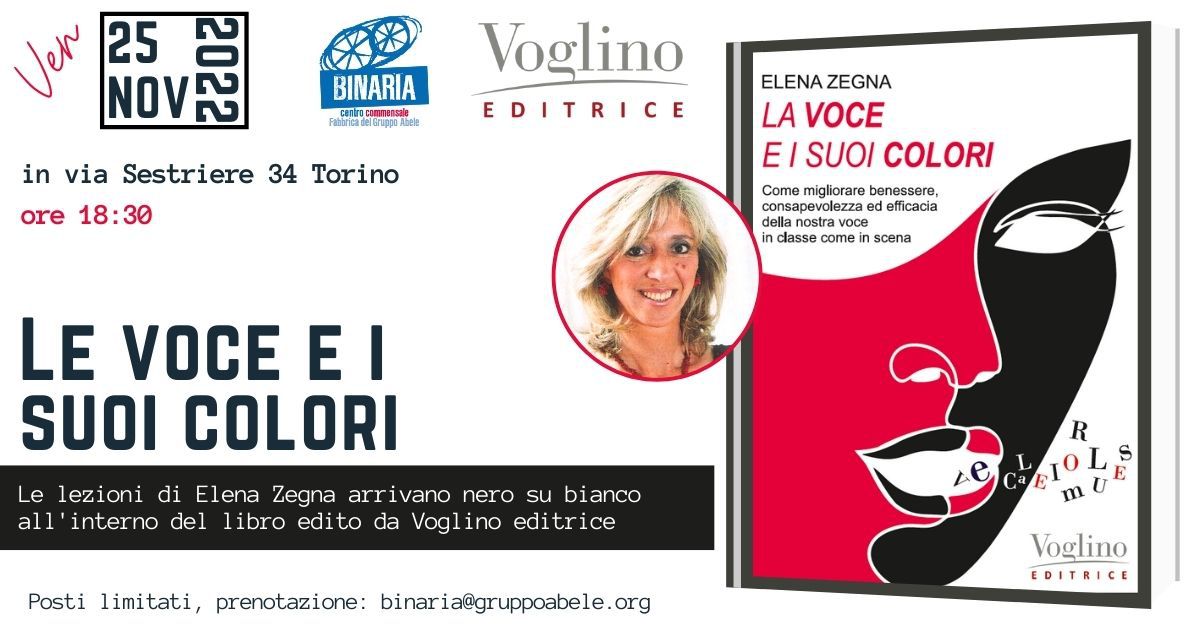 Presentazione La voce e i suoi colori - Binaria Centro Commensale